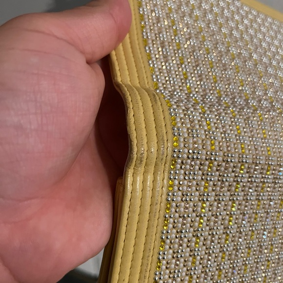 CHANEL RARE Crystal Boy Wallet on Chain (yellow) - Picture 10 of 17